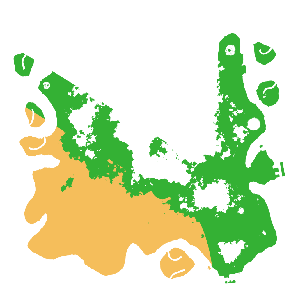 Biome Rust Map: Procedural Map, Size: 4250, Seed: 7122