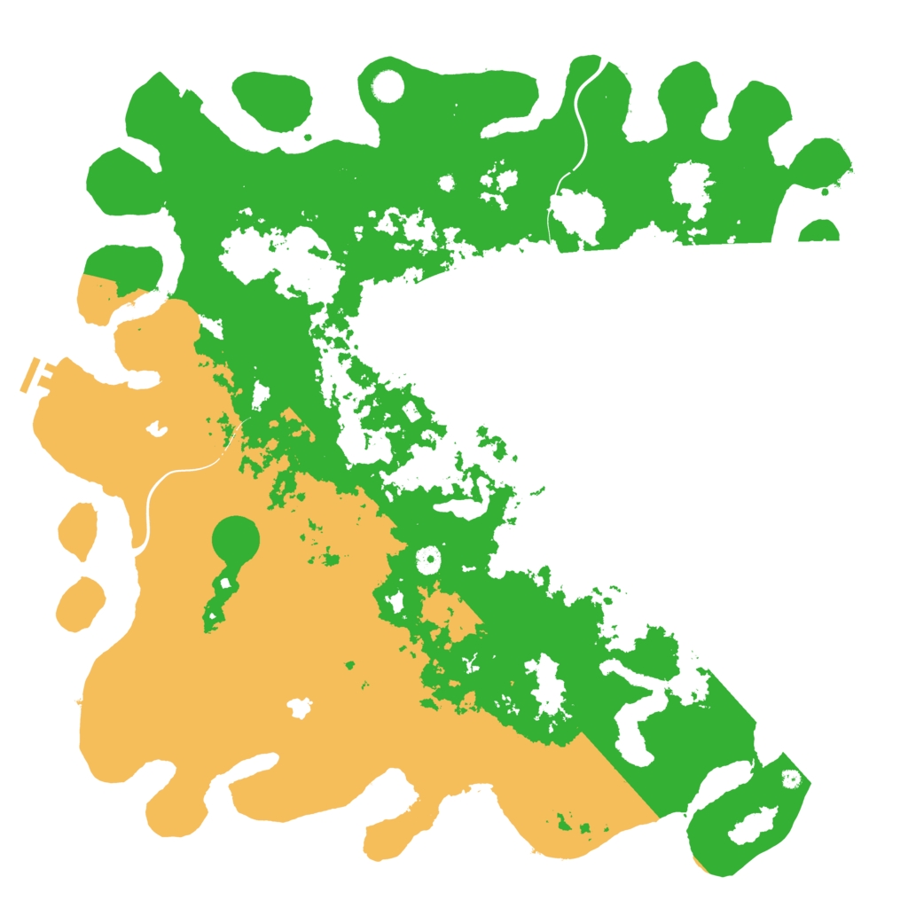 Biome Rust Map: Procedural Map, Size: 5000, Seed: 648253