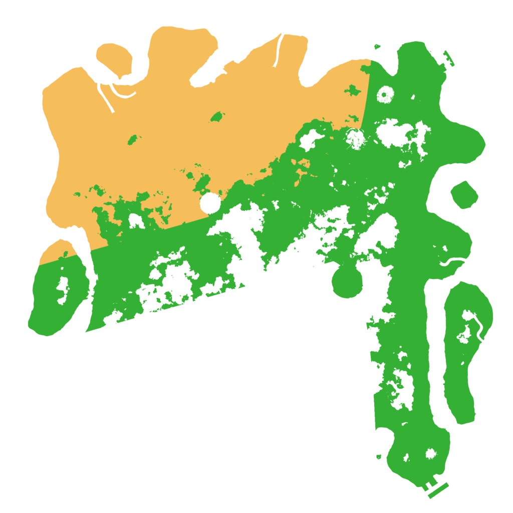 Biome Rust Map: Procedural Map, Size: 4500, Seed: 590557787