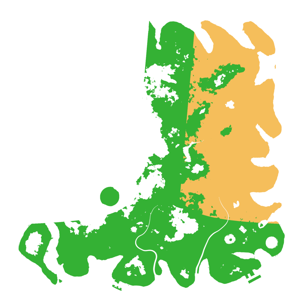 Biome Rust Map: Procedural Map, Size: 4500, Seed: 1719550512