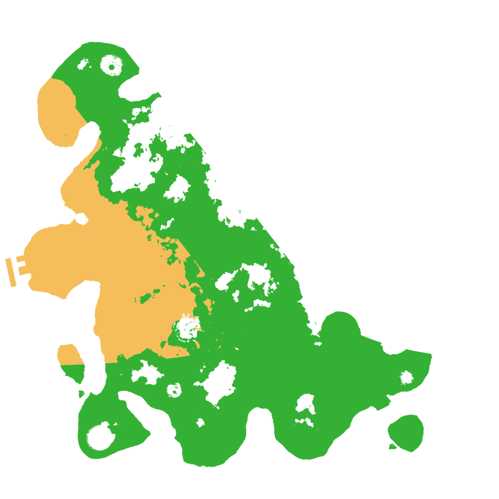 Biome Rust Map: Procedural Map, Size: 3500, Seed: 591918