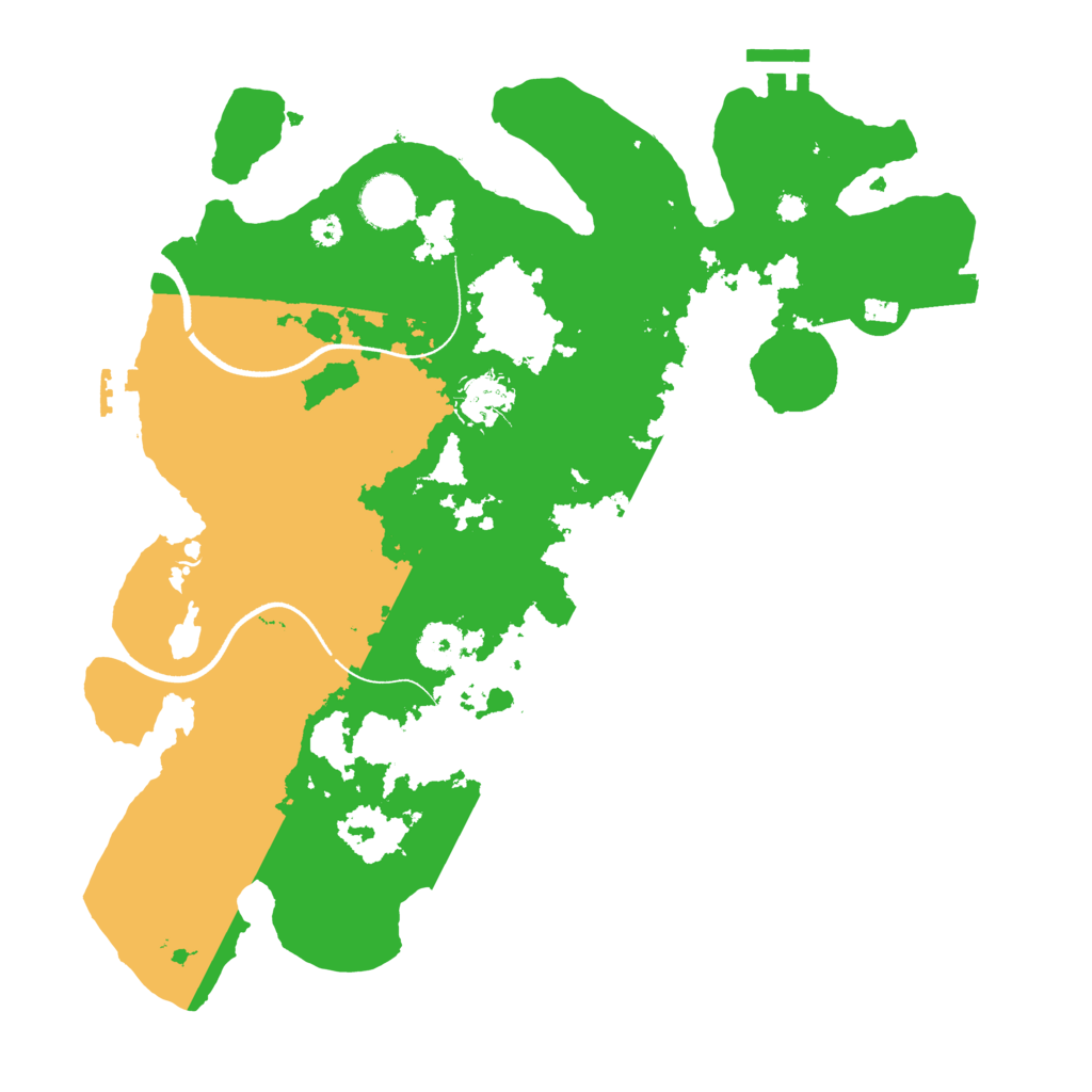 Biome Rust Map: Procedural Map, Size: 3500, Seed: 1422598106