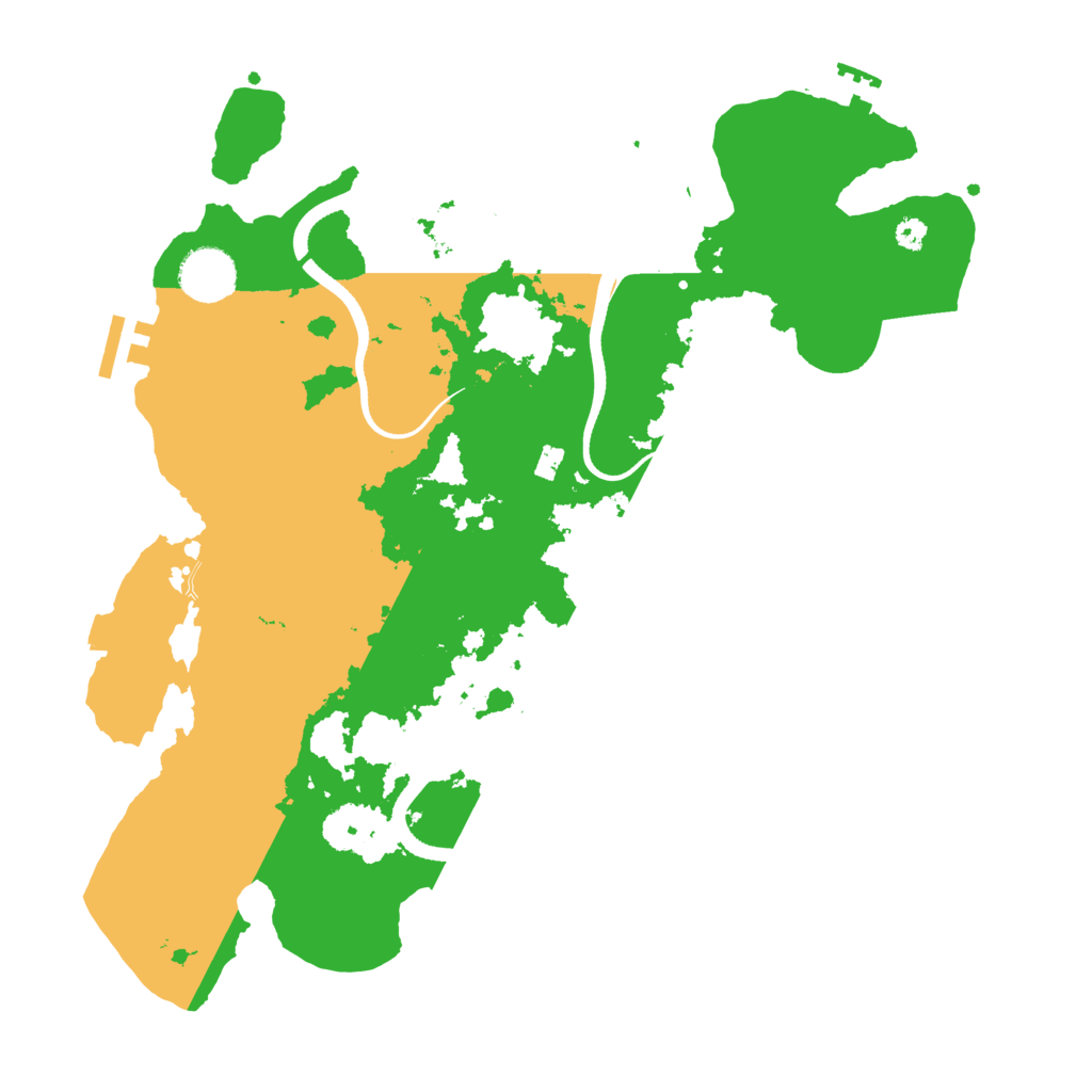Biome Rust Map: Procedural Map, Size: 3500, Seed: 1422598106