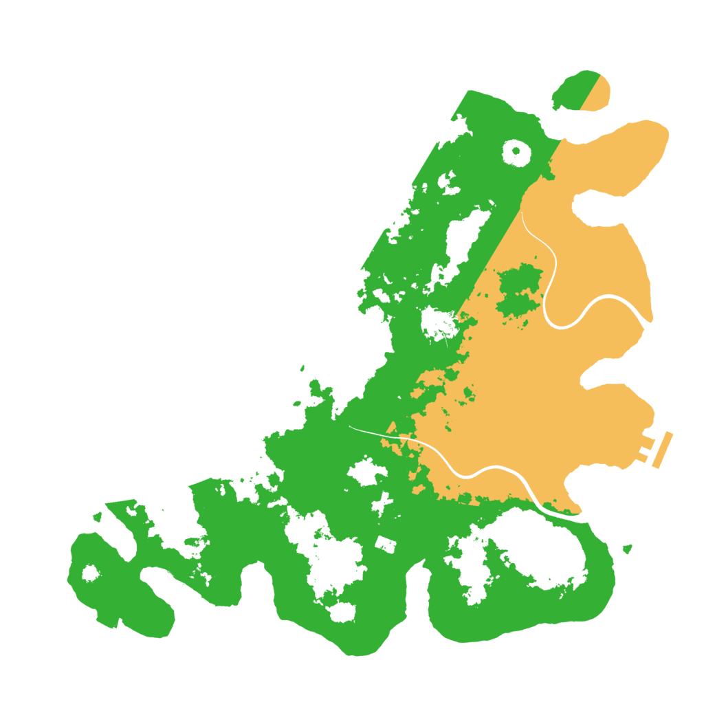 Biome Rust Map: Procedural Map, Size: 3750, Seed: 258453063