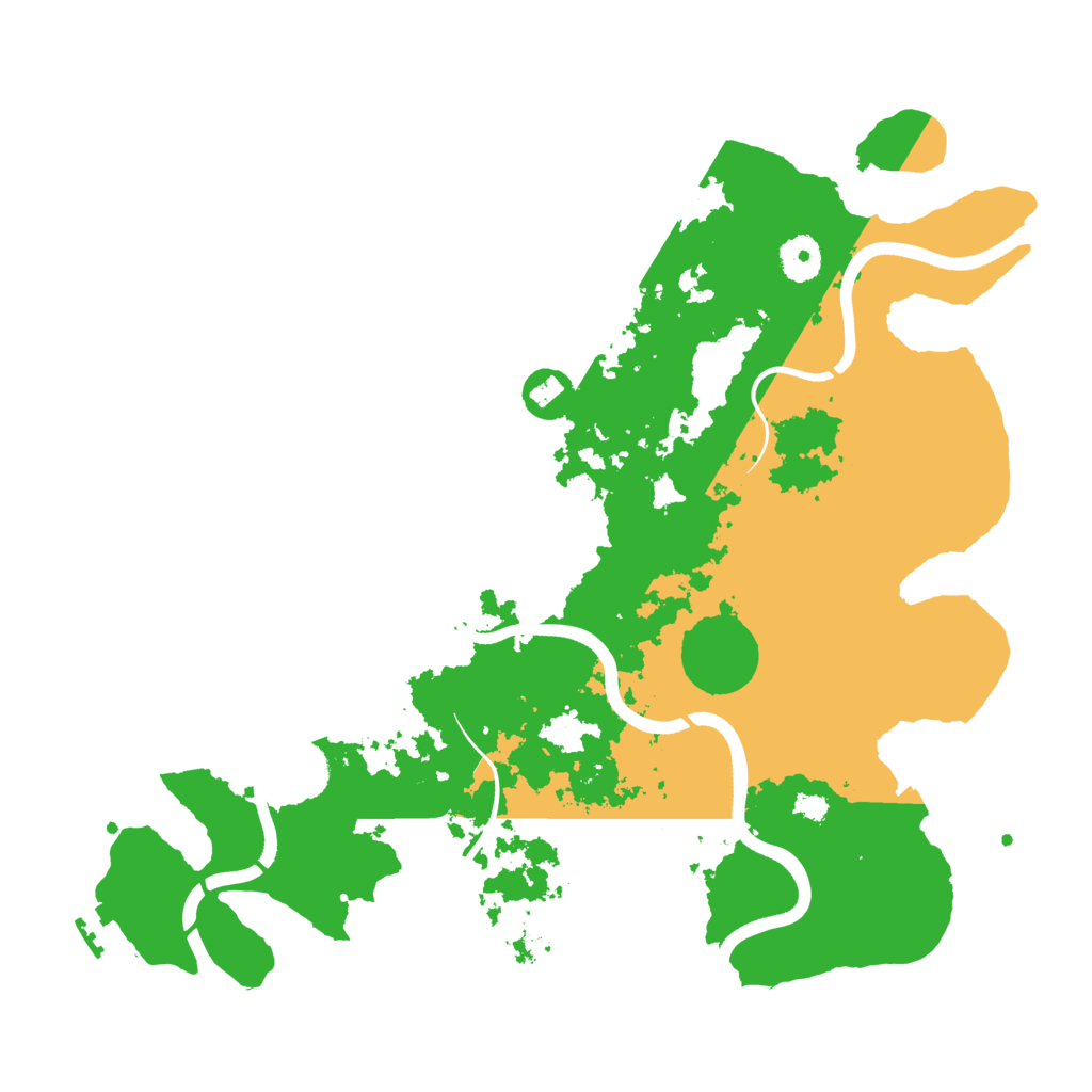 Biome Rust Map: Procedural Map, Size: 3750, Seed: 258453063