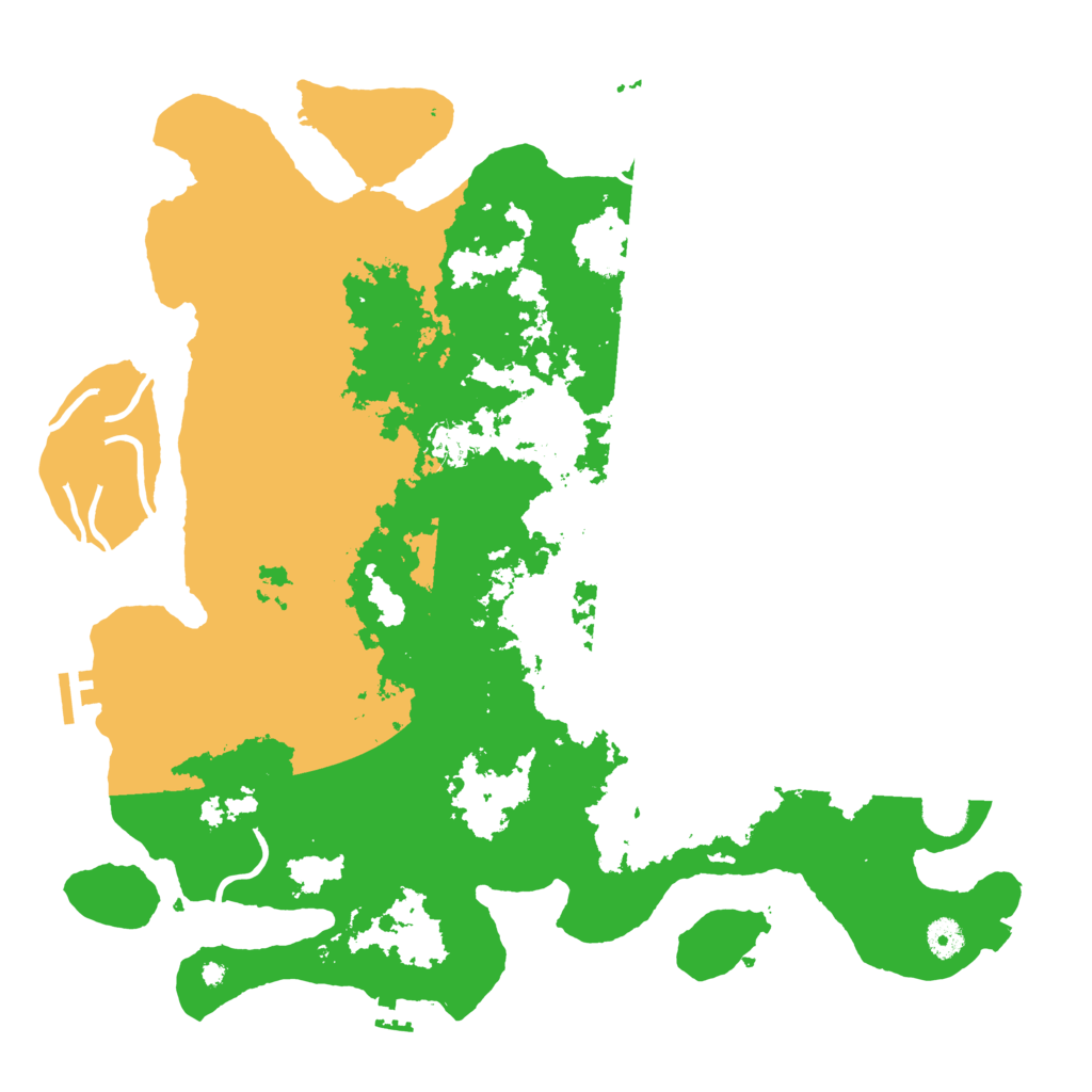 Biome Rust Map: Procedural Map, Size: 4300, Seed: 3748292