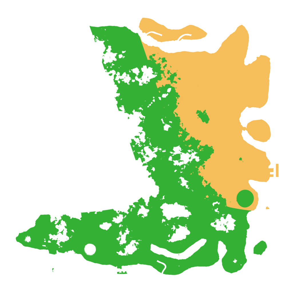 Biome Rust Map: Procedural Map, Size: 4500, Seed: 1626909184