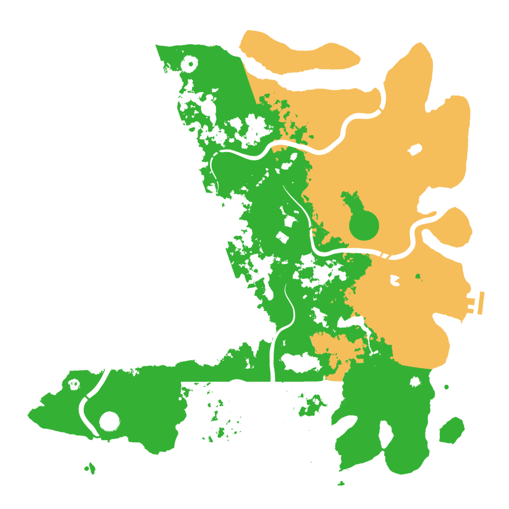 Biome Rust Map: Procedural Map, Size: 4500, Seed: 1626909184