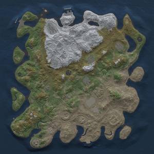 Thumbnail Rust Map: Procedural Map, Size: 4250, Seed: 1639876469, 19 Monuments