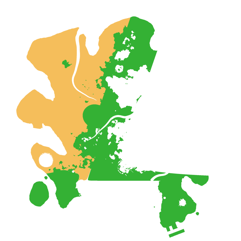 Biome Rust Map: Procedural Map, Size: 3000, Seed: 291032797
