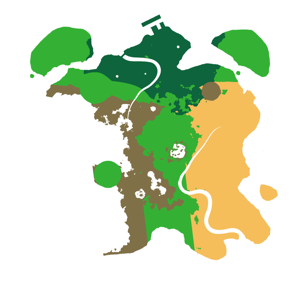 Biome Rust Map: Procedural Map, Size: 3000, Seed: 333777