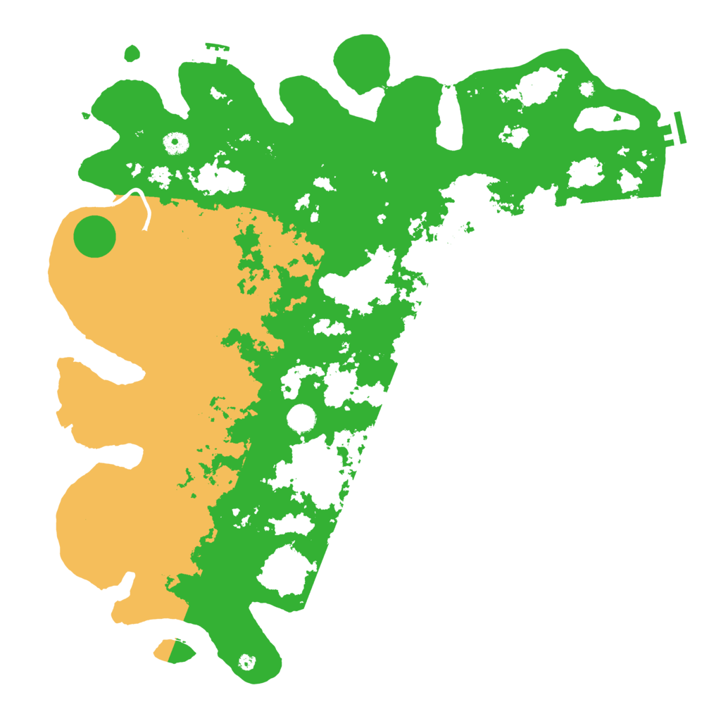 Biome Rust Map: Procedural Map, Size: 4500, Seed: 17511356