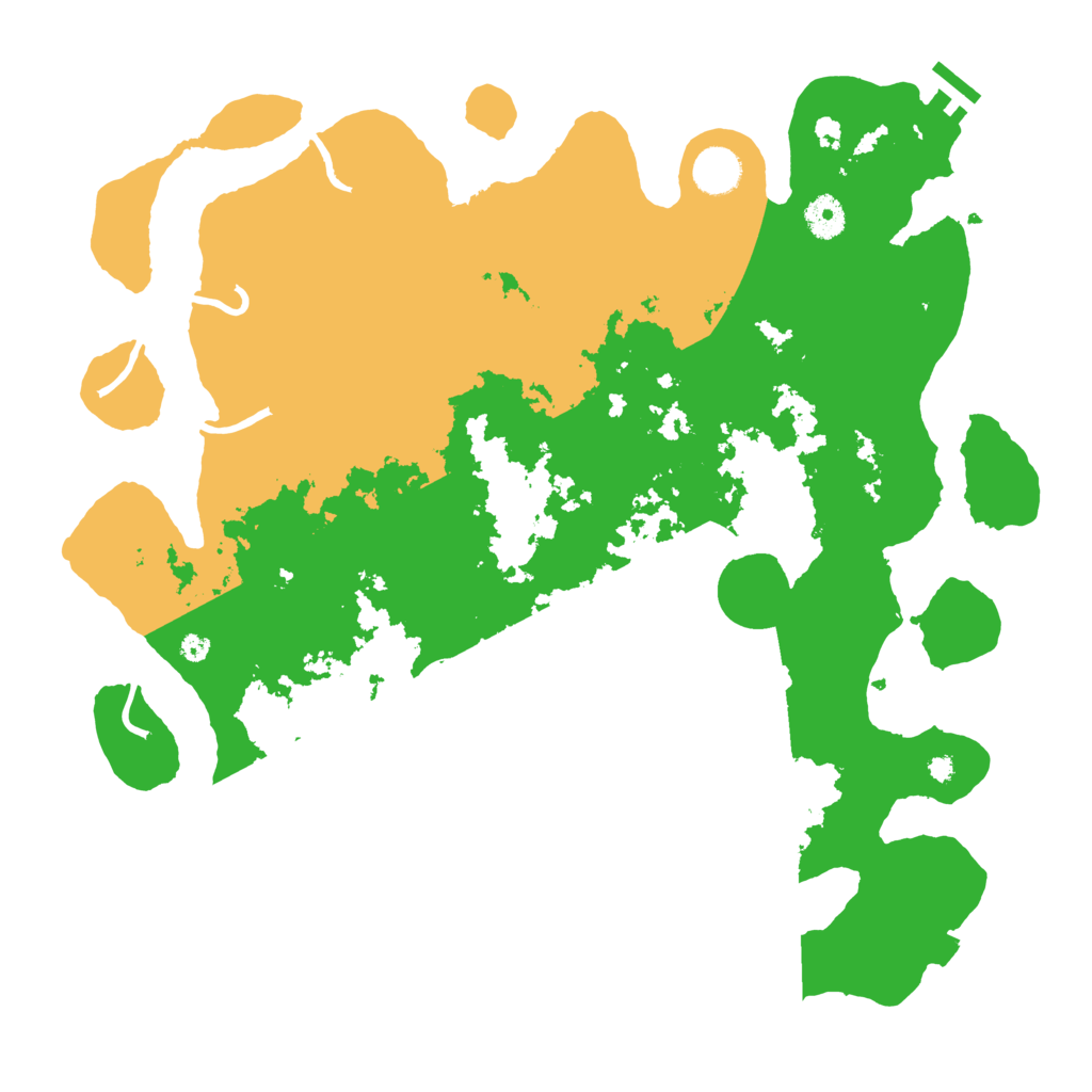 Biome Rust Map: Procedural Map, Size: 4000, Seed: 316425