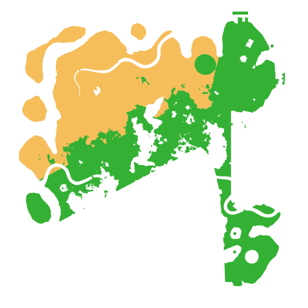 Biome Rust Map: Procedural Map, Size: 4000, Seed: 316425