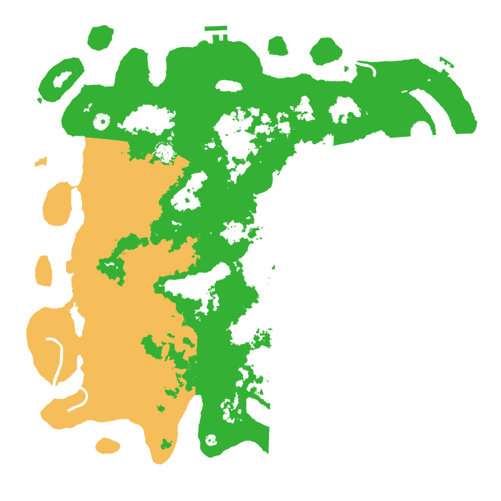 Biome Rust Map: Procedural Map, Size: 4500, Seed: 328983145