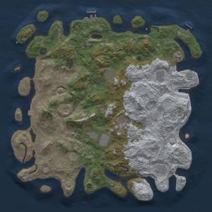 Thumbnail Rust Map: Procedural Map, Size: 4500, Seed: 328983145, 18 Monuments