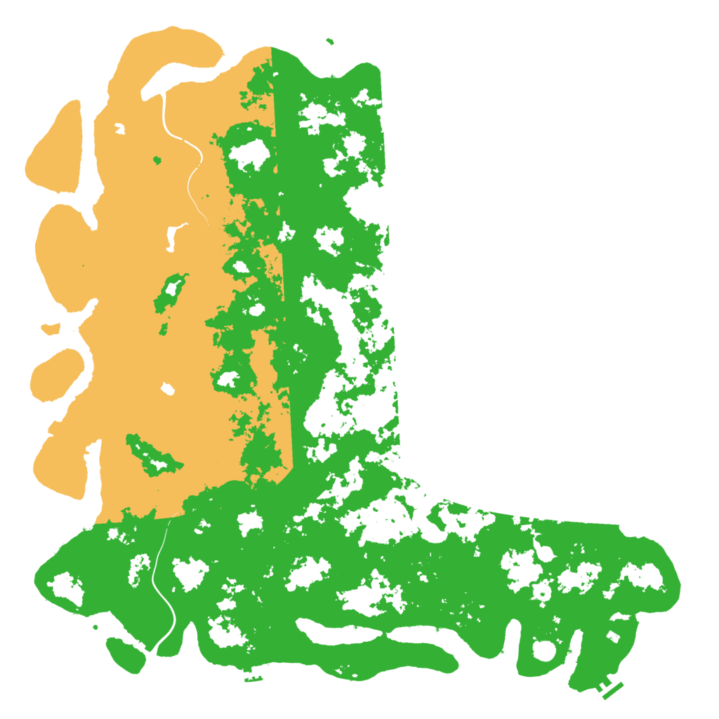 Biome Rust Map: Procedural Map, Size: 6000, Seed: 4589714