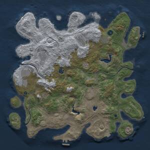 Thumbnail Rust Map: Procedural Map, Size: 4250, Seed: 371935357, 15 Monuments