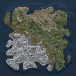 Thumbnail Rust Map: Procedural Map, Size: 4250, Seed: 127327560, 19 Monuments