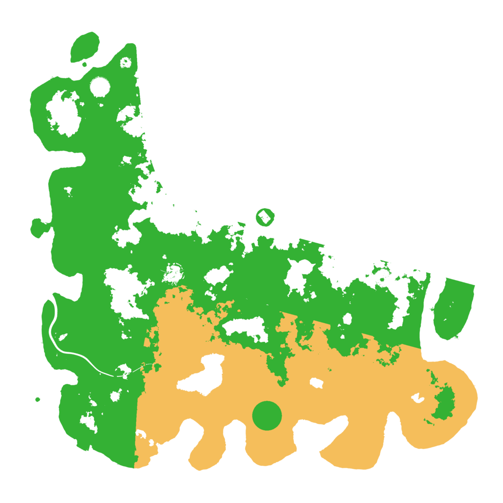 Biome Rust Map: Procedural Map, Size: 4500, Seed: 792539324