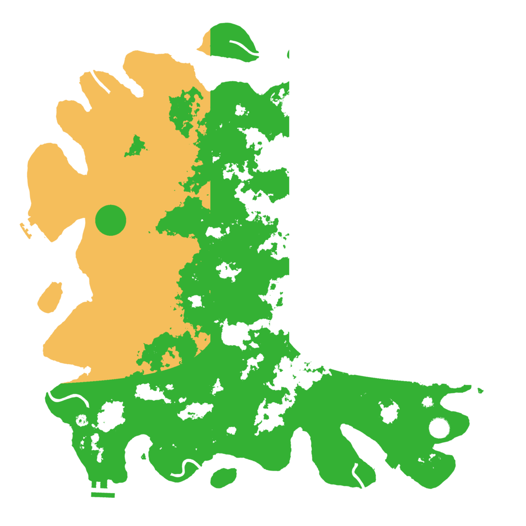 Biome Rust Map: Procedural Map, Size: 4500, Seed: 1286541775