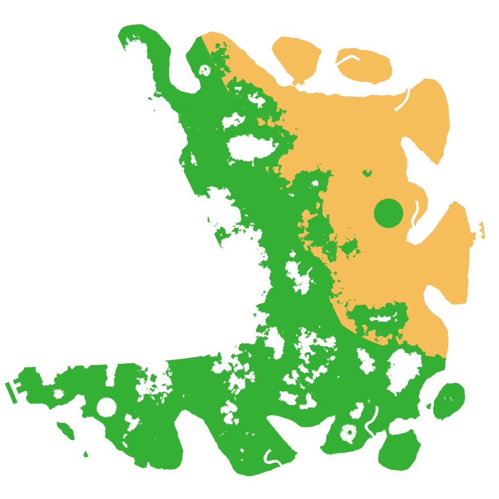 Biome Rust Map: Procedural Map, Size: 4500, Seed: 74798