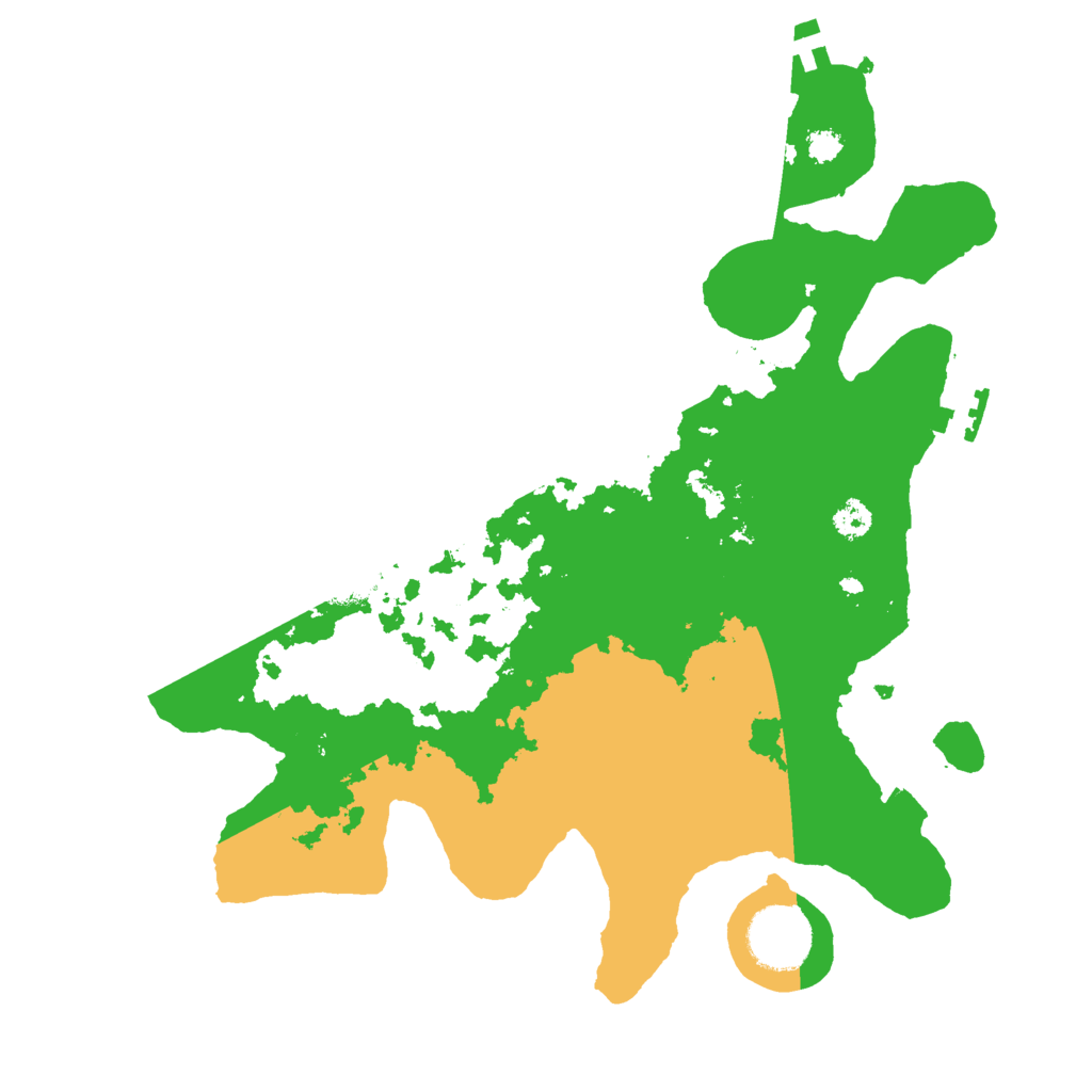 Biome Rust Map: Procedural Map, Size: 3000, Seed: 92796