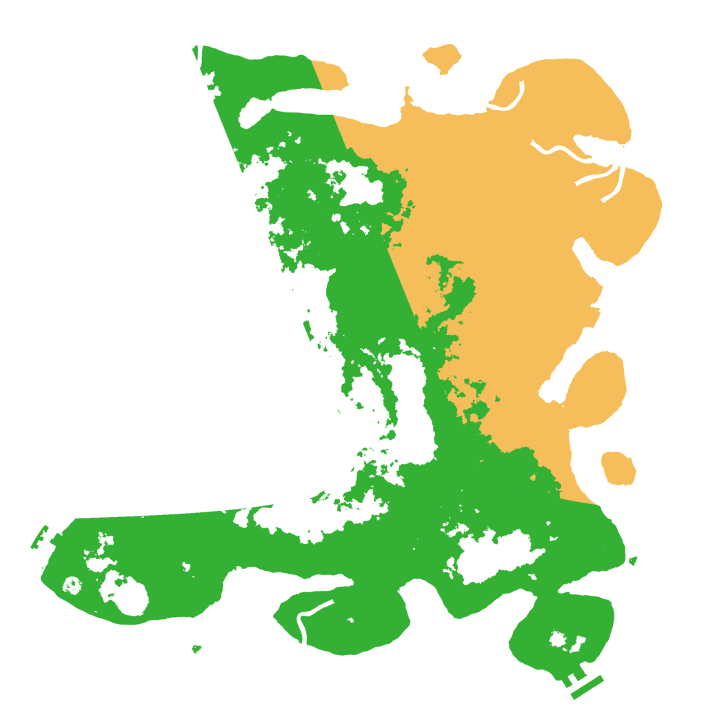 Biome Rust Map: Procedural Map, Size: 4000, Seed: 1234512