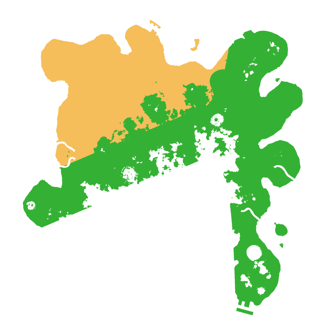 Biome Rust Map: Procedural Map, Size: 3800, Seed: 4359191