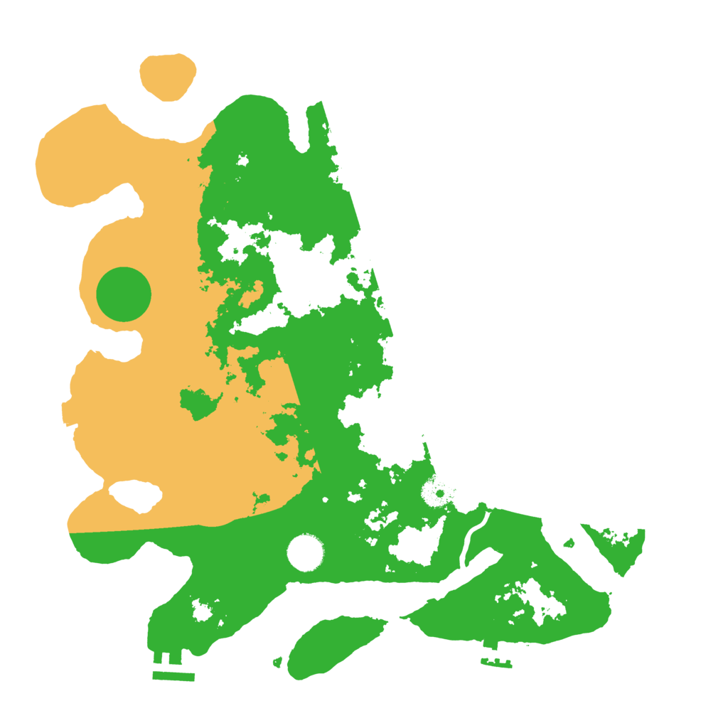 Biome Rust Map: Procedural Map, Size: 3500, Seed: 166233378