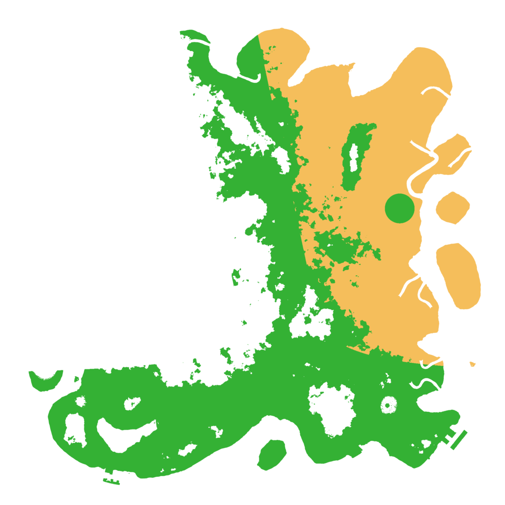 Biome Rust Map: Procedural Map, Size: 4500, Seed: 665565031