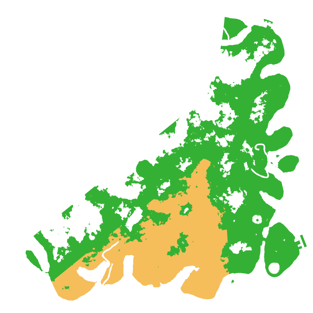 Biome Rust Map: Procedural Map, Size: 5000, Seed: 908339239