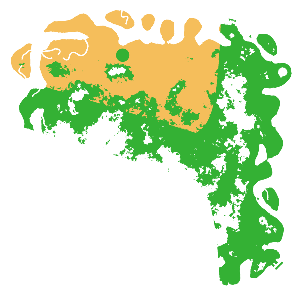 Biome Rust Map: Procedural Map, Size: 6000, Seed: 1999022788