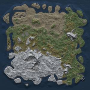 Thumbnail Rust Map: Procedural Map, Size: 6000, Seed: 1999022788, 19 Monuments