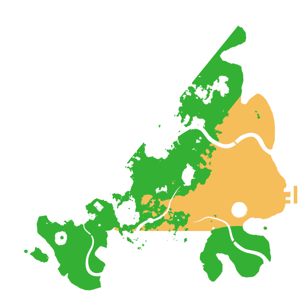Biome Rust Map: Procedural Map, Size: 3500, Seed: 1906172755
