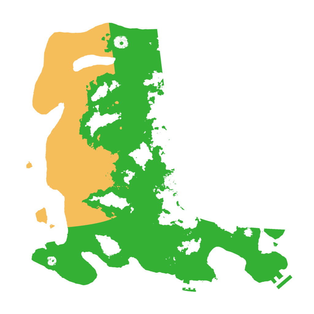 Biome Rust Map: Procedural Map, Size: 3500, Seed: 587508004