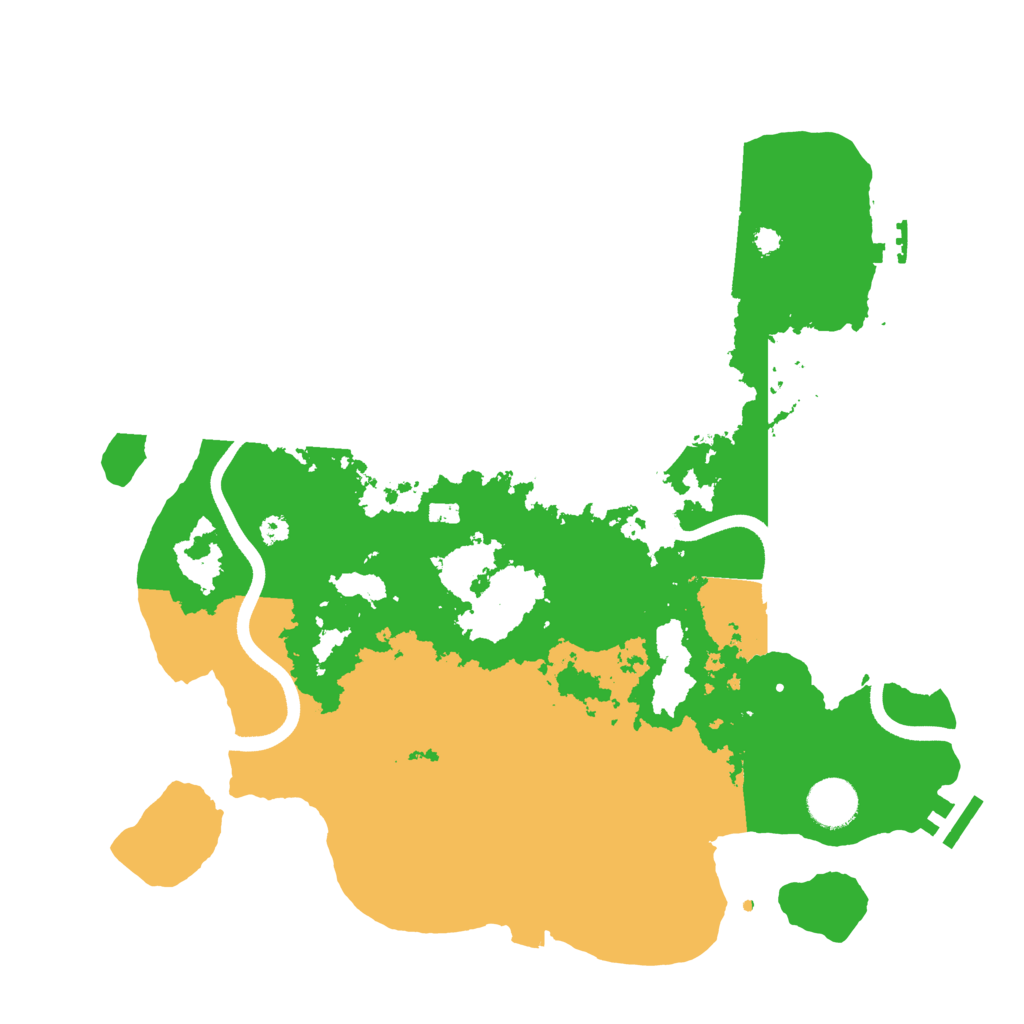 Biome Rust Map: Procedural Map, Size: 3600, Seed: 1443923113