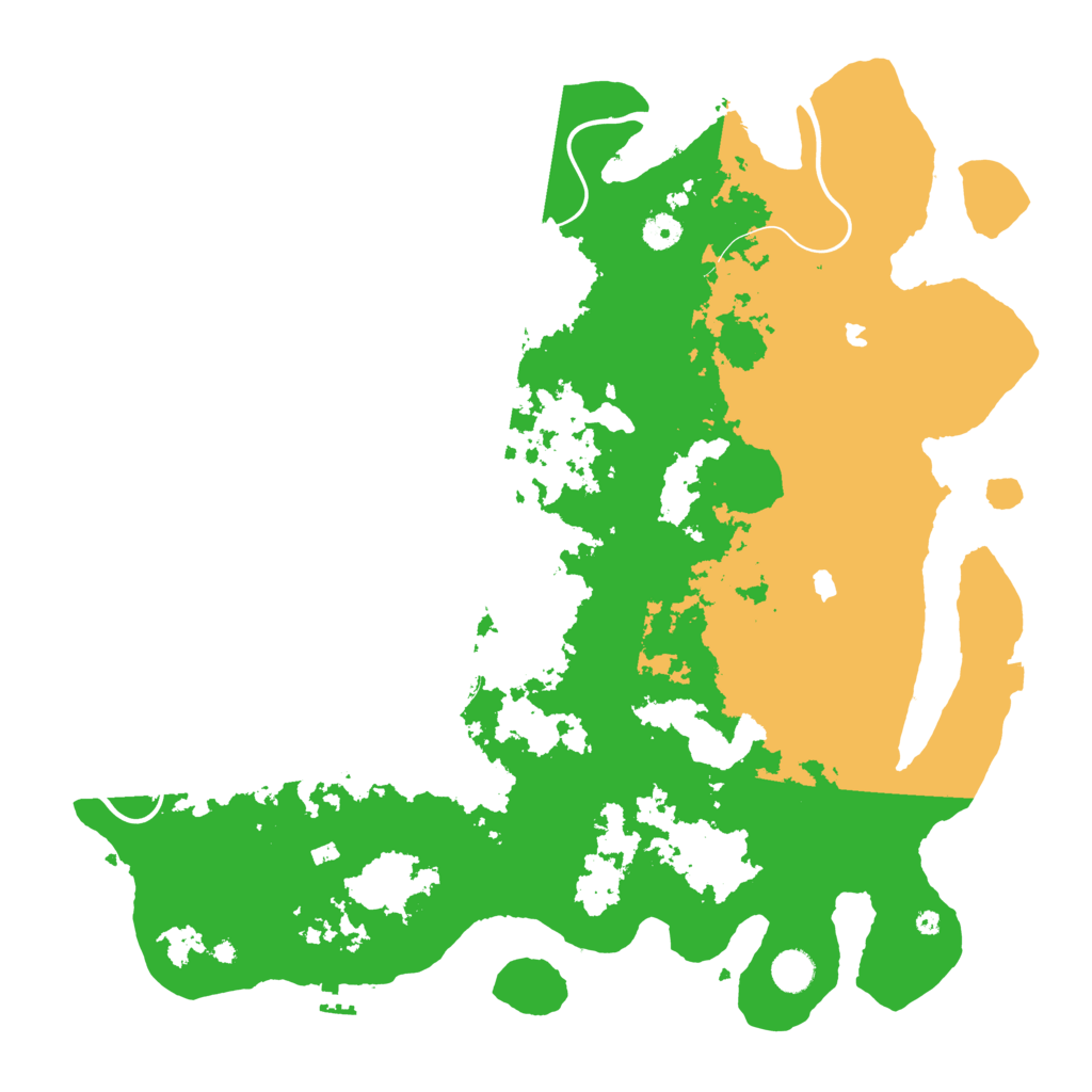 Biome Rust Map: Procedural Map, Size: 4500, Seed: 9833513