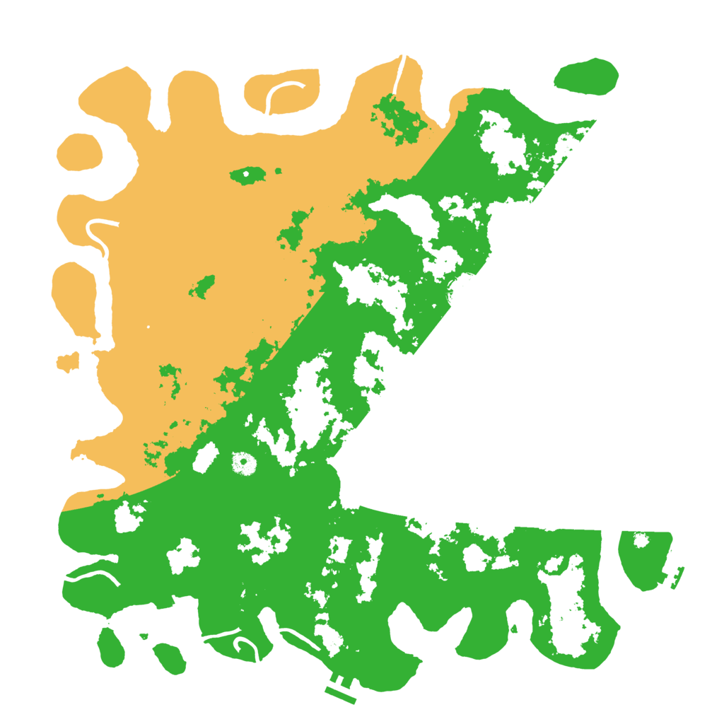 Biome Rust Map: Procedural Map, Size: 4500, Seed: 39764803