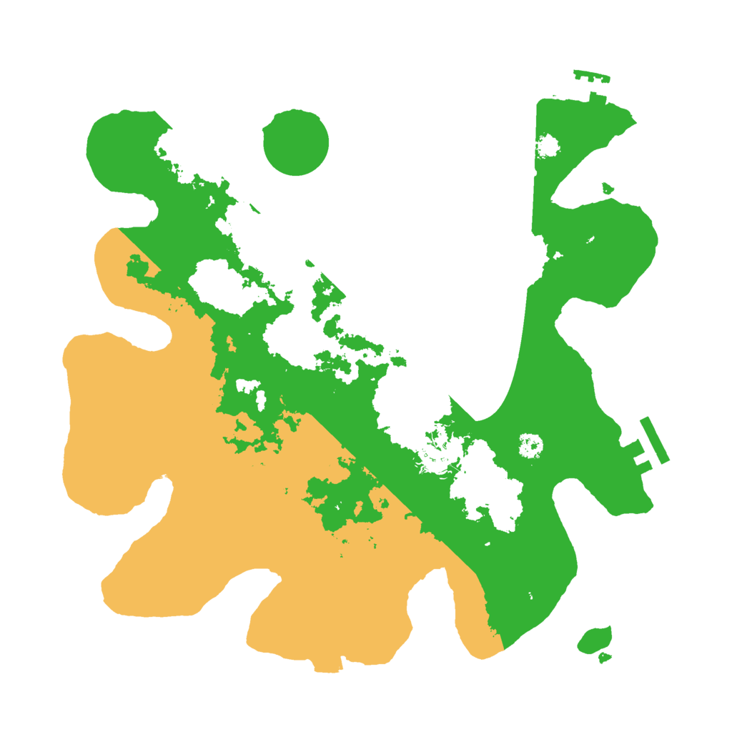 Biome Rust Map: Procedural Map, Size: 3000, Seed: 45688