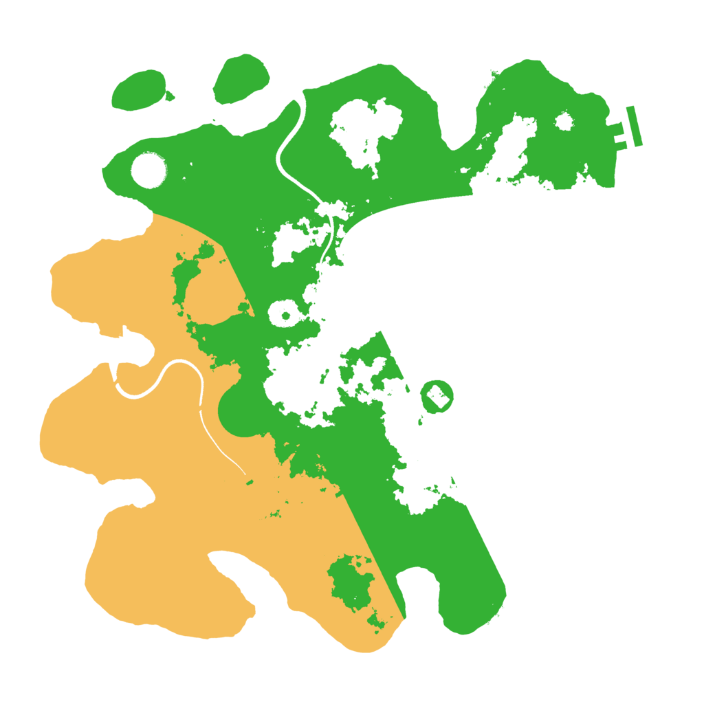 Biome Rust Map: Procedural Map, Size: 3500, Seed: 2118781714