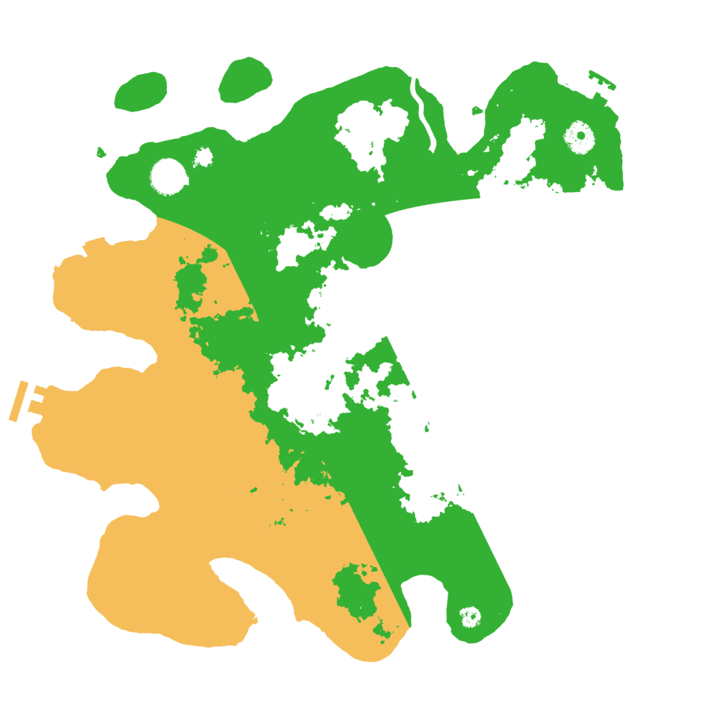 Biome Rust Map: Procedural Map, Size: 3500, Seed: 2118781714