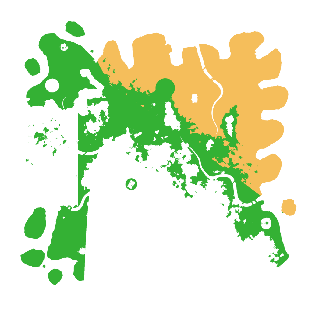 Biome Rust Map: Procedural Map, Size: 4250, Seed: 437053357