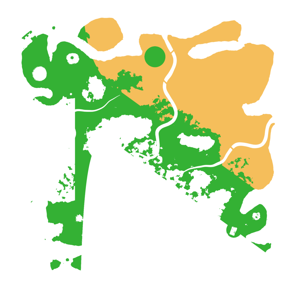 Biome Rust Map: Procedural Map, Size: 3800, Seed: 310482