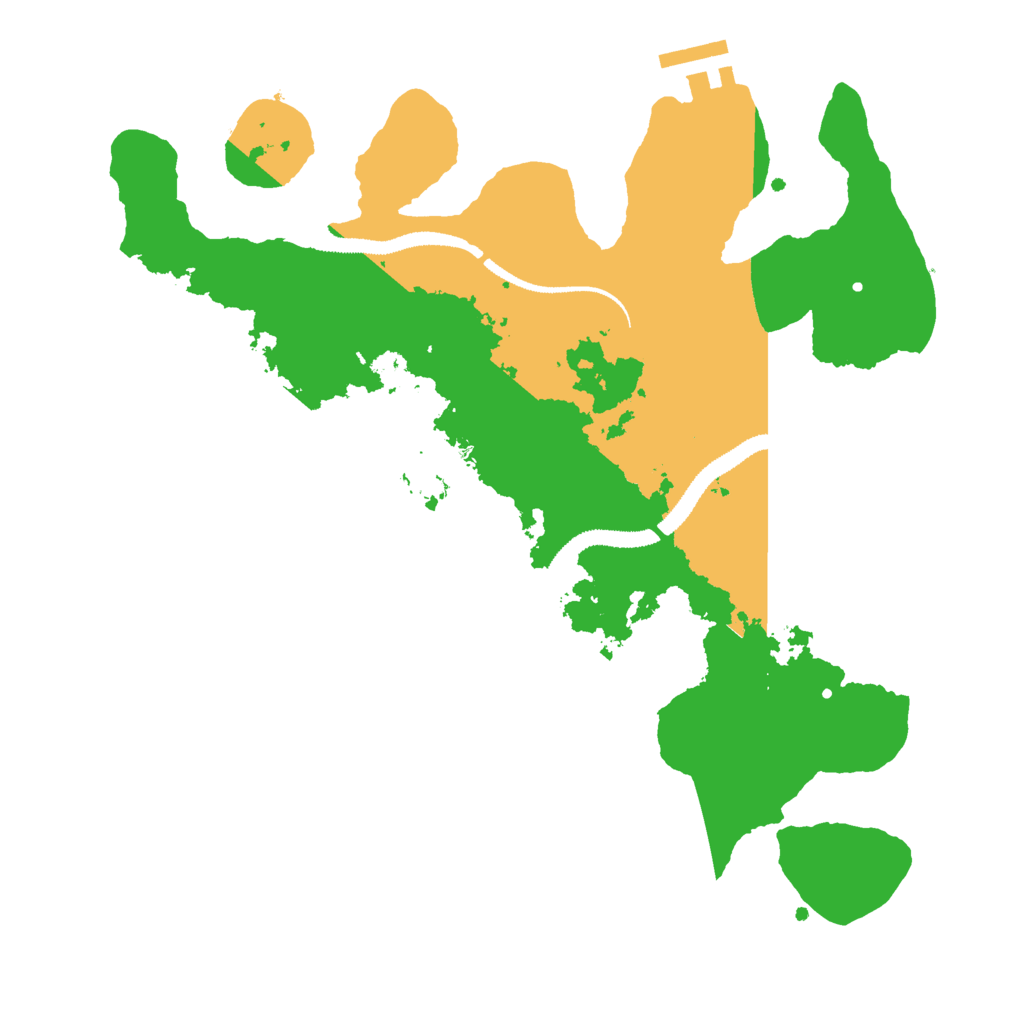 Biome Rust Map: Procedural Map, Size: 3000, Seed: 31228