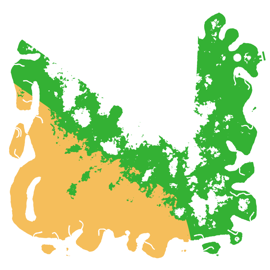 Biome Rust Map: Procedural Map, Size: 6000, Seed: 958429876