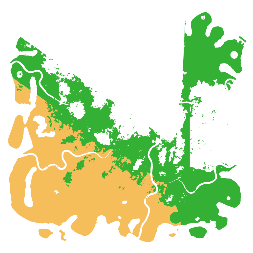 Biome Rust Map: Procedural Map, Size: 6000, Seed: 958429876