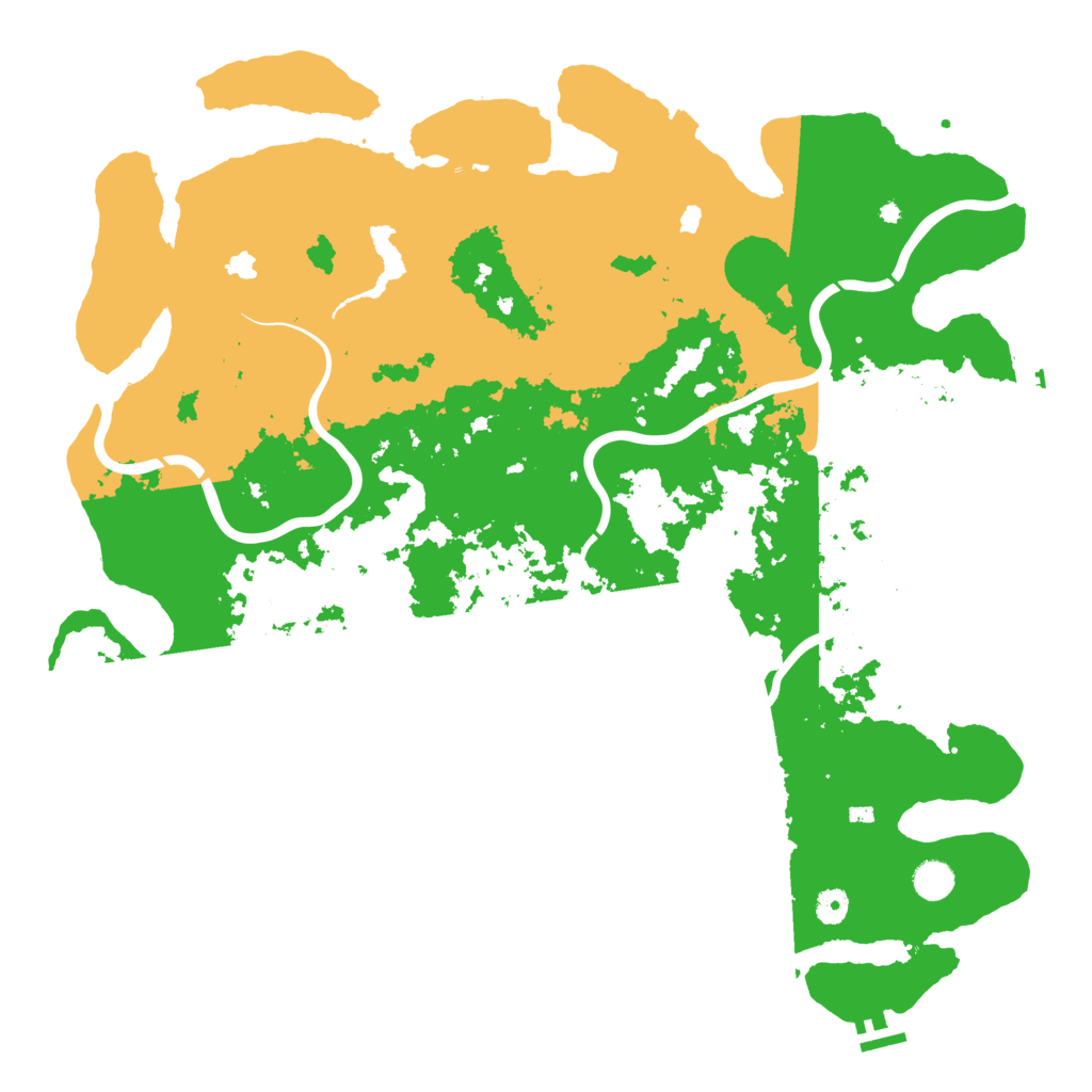 Biome Rust Map: Procedural Map, Size: 4750, Seed: 234024