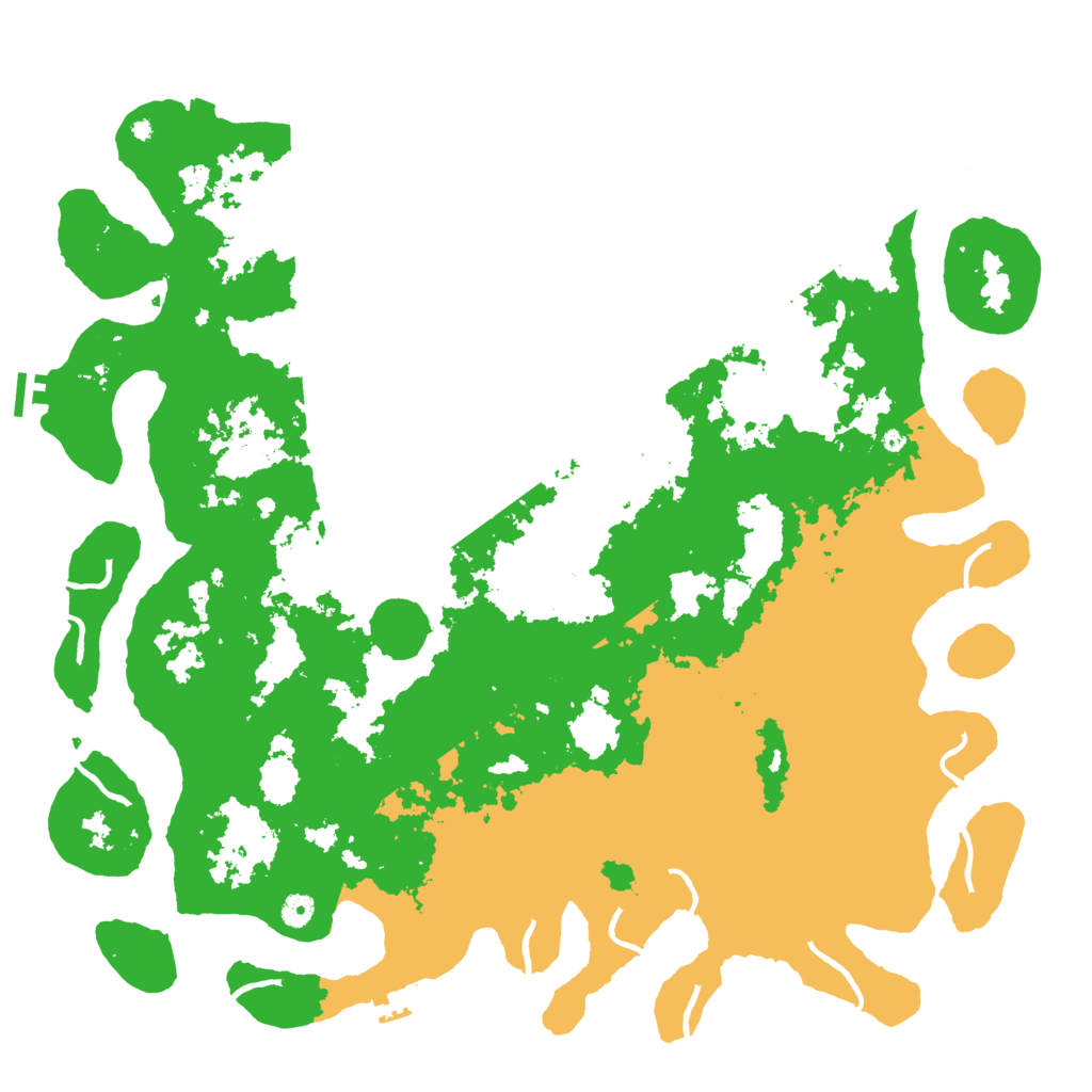 Biome Rust Map: Procedural Map, Size: 5000, Seed: 9999309