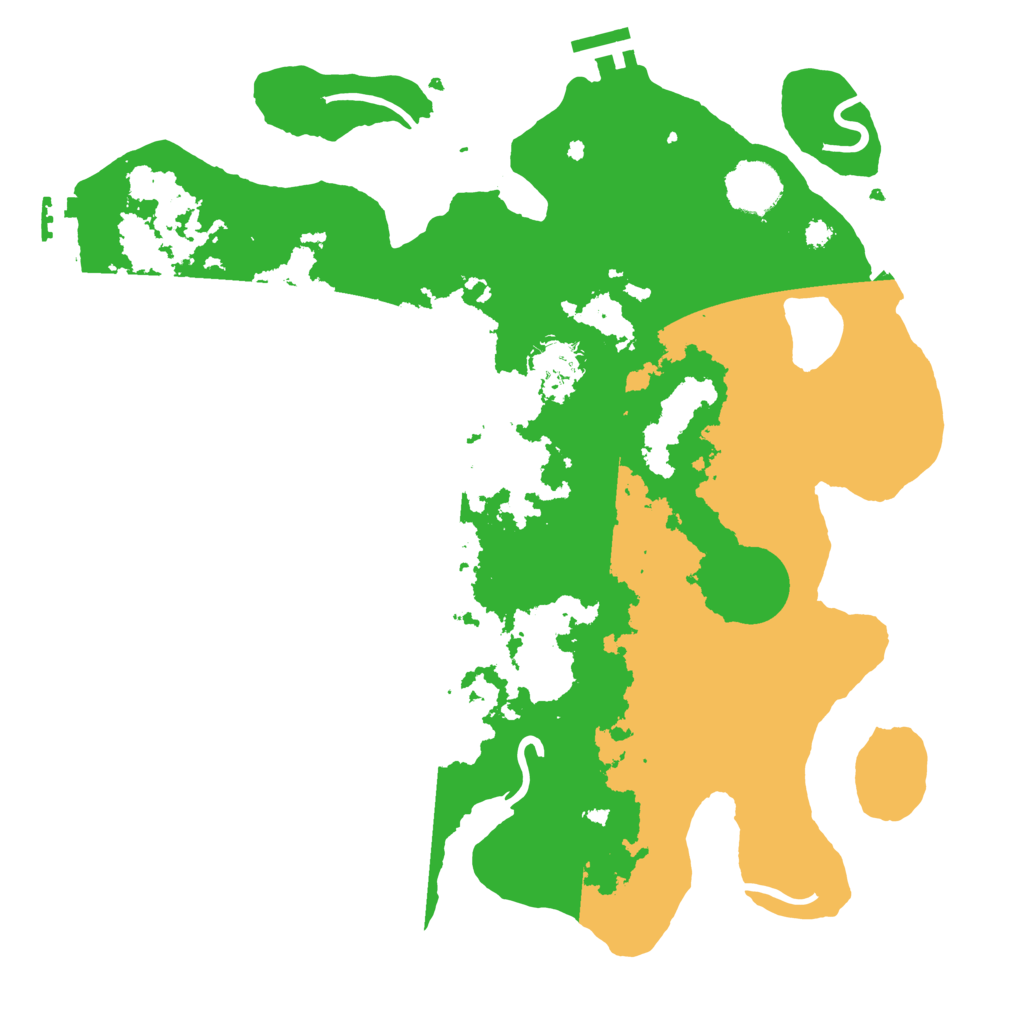 Biome Rust Map: Procedural Map, Size: 3500, Seed: 339354360